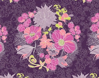 Art Gallery Fabric by Patricia Bravo - Poetica Collection- Serenade Moonlight- Rose Ballad-Choose Your Cut 1/2 or Full Yard