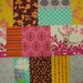 Echino Fall 2011 Fabric - Forest Patchwork - Pink