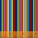 Windham Basics Brights - Multi Stripes on Black by Windham Fabrics