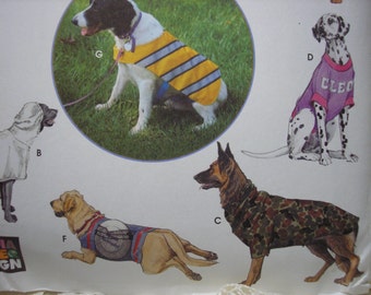 Simplicity 1578 Large Dog Clothes