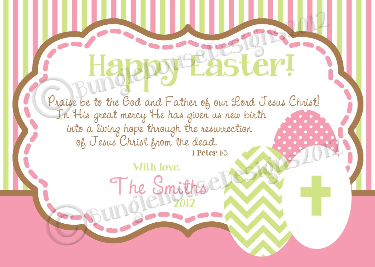 Religious Easter Card Printable Christian Easter Card DIY