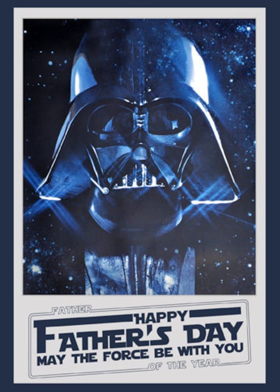 Darth Vader Father's Day Card PDF