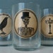 Gift Under 10 - Candle Votives - Funeral Formal - Skeleton - Raven