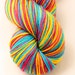 Self Striping Sock Yarn, Superwash Merino and Nylon 75/25 Fingering Weight, in "Crayons"