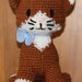 Crochet cat Pattern in PDF Resting graphghan kreuzstich stricken einstrickmuster yarnloveaffair ethiel