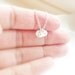 Two Initial Disc Necklace, Sterling Silver Or Gold Filled Necklace, Personalized necklace, Gift For Mom, Birthday Gift, Custom Necklace