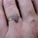 Moving Sale 50% Off Vintage Sterling Silver Pink Opal Ring - Mexican or Native American Handmade