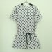 It's all right - Dot Shorts Jumpsuit-Dalmatian