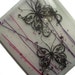 Large Fused Glass Butterfly Design Suncatcher, Wall Art