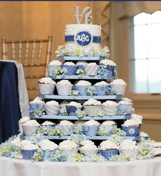 Items similar to 30 Custom Decorative Mini Cupcake Items similar to 30 Custom Decorative Mini Cupcake