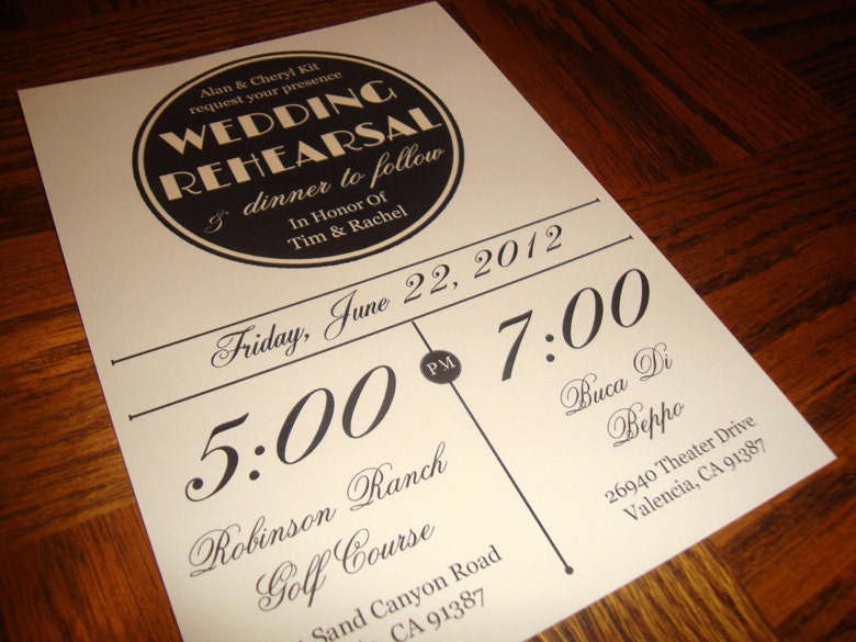 Unique Rehearsal Dinner Invitations 6