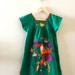 Nicaragua vintage 70s tropical mini dress