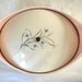 Vintage China Bowl, Midcentury Bowl, Mad Men, Vintage Serving Bowl, 1950s Brass hardware, under 50