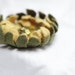 Felt flower pin brooch - felt flower brooch - yellow green flower - felted wool flower - ready to ship - floral jewelry - woodland