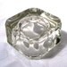 Vintage Clear Lead Crystal Hollowed Block Lamp Base