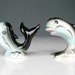 Sea World Whale Salt and Pepper Shakers