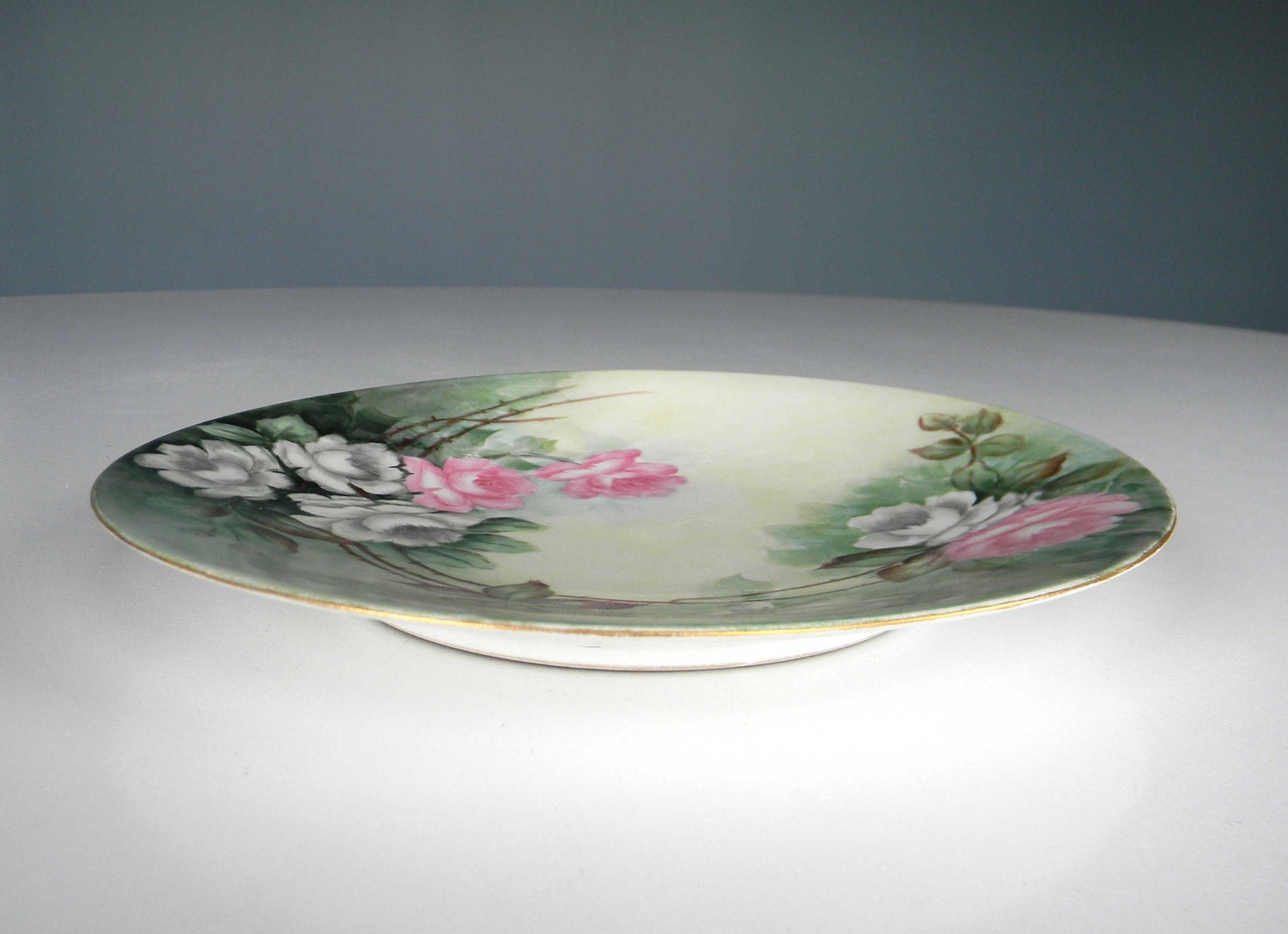 Vintage Jean Pouyat Limoges JPL France Hand Painted Plate