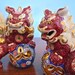 Beautiful Vintage Kutani Moriage Satsuma Foo Dogs