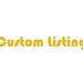 Custom listing for Angela Madatyan