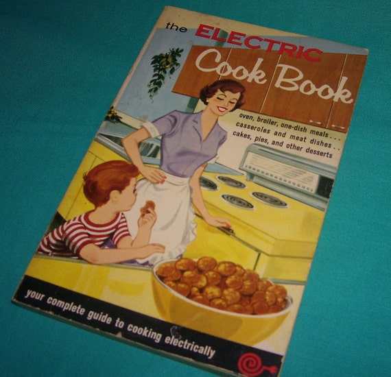 Items similar to Mid Century CookBook The Electric Cook Book Live