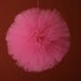 Large tulle pom poms