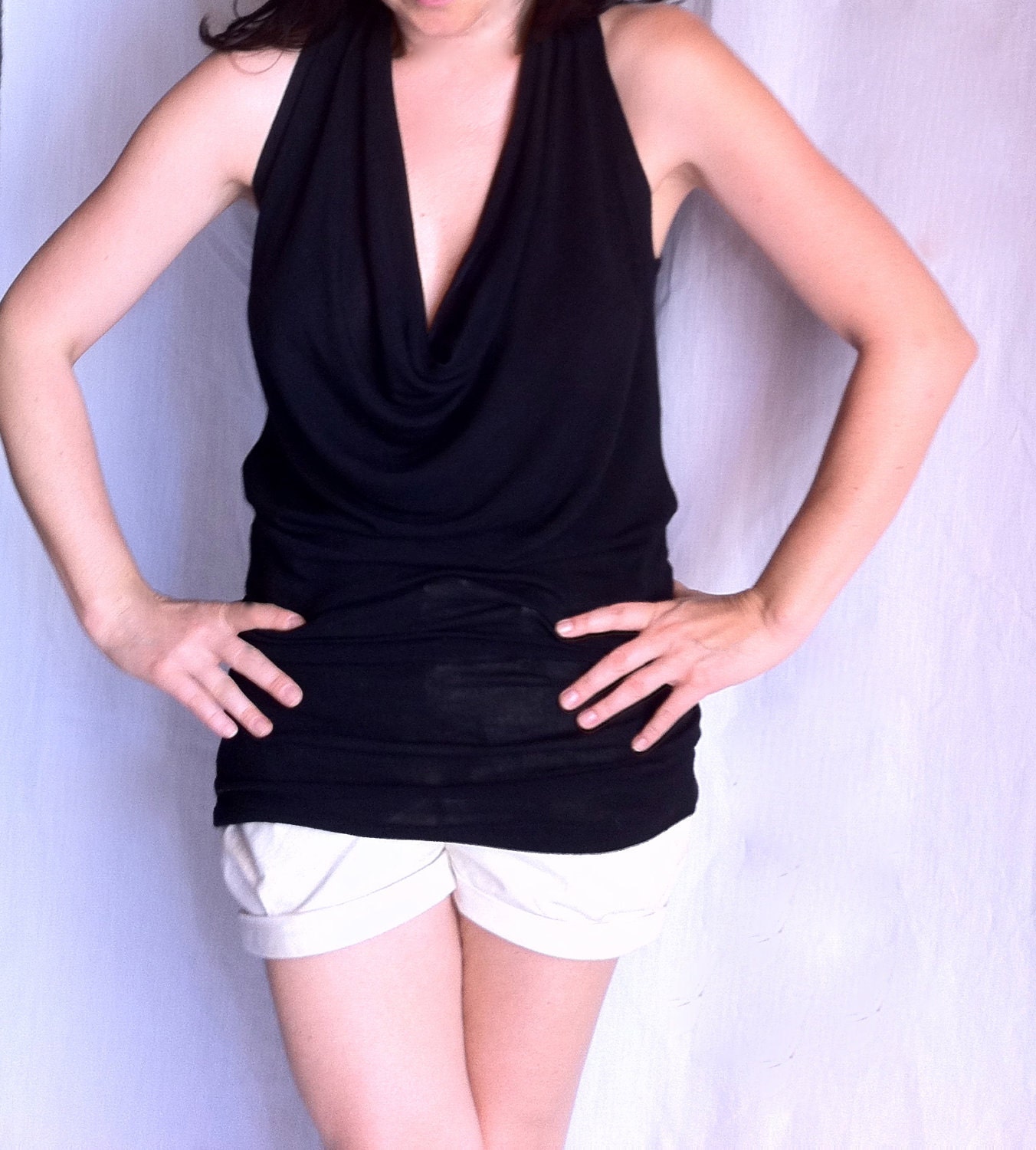 halter cotton tops