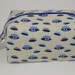 Small Zippered Project Bag - Clams