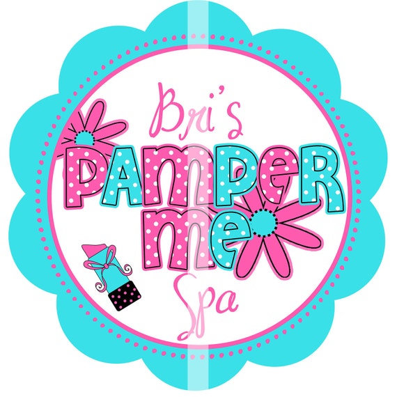 cut etsy art paper On Personalized Transfer   PARTY DIY SPA Printable Your with Iron