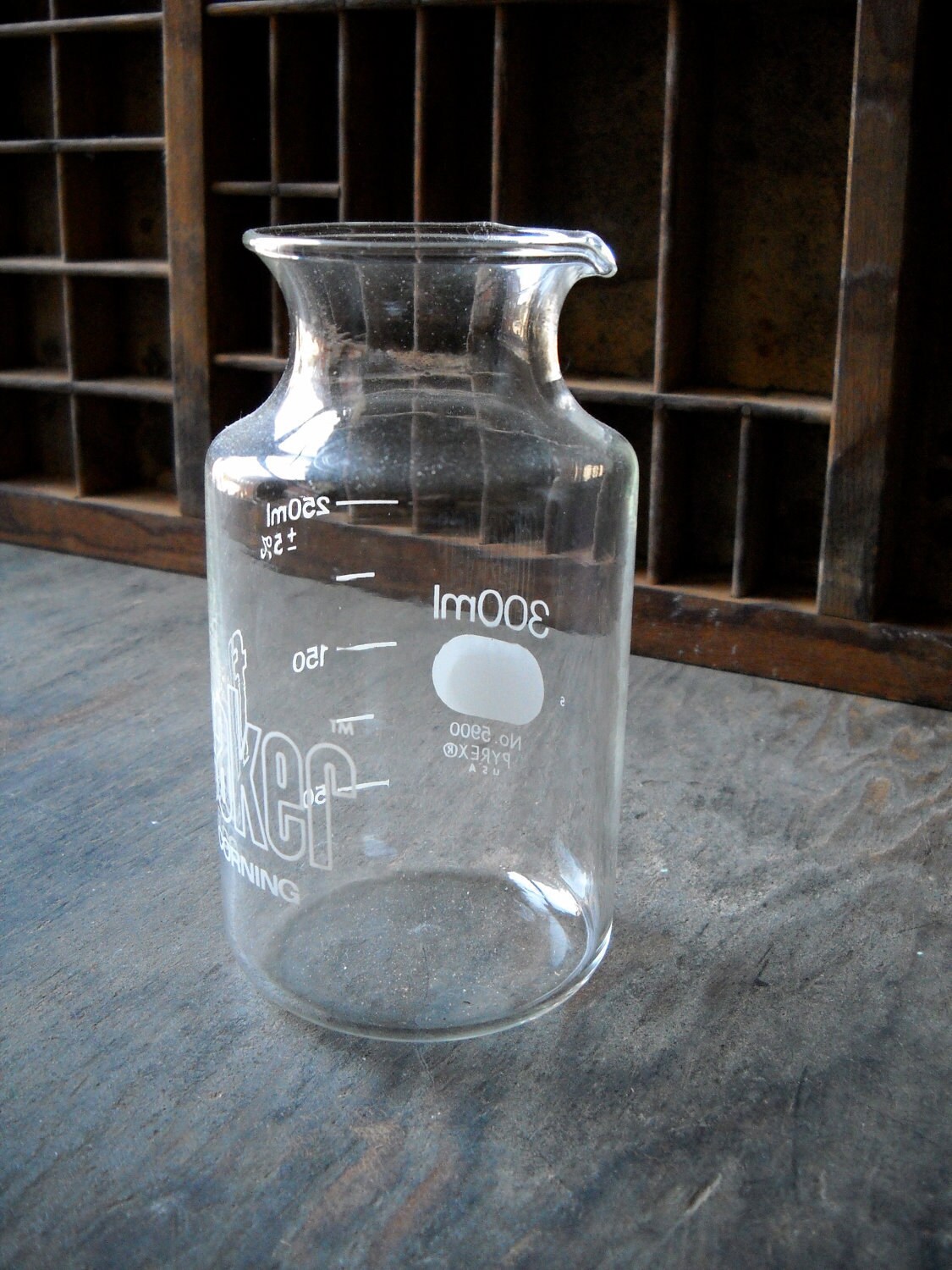 vintage glassware a fleaker by gentlemanscientistco on Etsy