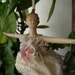 Vintage,porcelain/ceramic ballerina hanging doll/decoration.