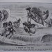 original 1875 antique Victorian print.Seaside/fairies.Hauntingly beautiful.