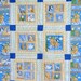 Noahs Ark Baby Quilt, Pieced Handmade Quilt with Flannel Backing. Cute
