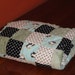 Happy Feet Penguin Patchwork Baby Quilt with Black and White Polka dots