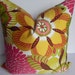 SALE - Floral Decorative 20 X20 Pillow Cover Home Decor Fabric Throw Pillow-Accent Pillow-Living Room Pillow-Couch Pillow