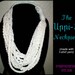 upcyclced t-shirt yarn necklace scarf warmer - The UPPI-T NECK PIECE