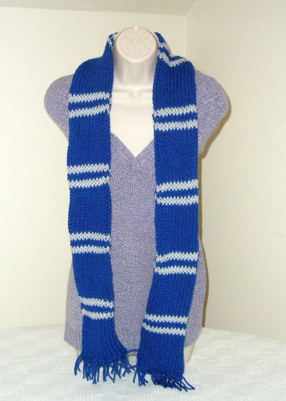 Harry Potter Inspired Ravenclaw Scarf by maryeyoungllc on Etsy