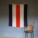Vintage Worn Signal Flag. C for Charlie