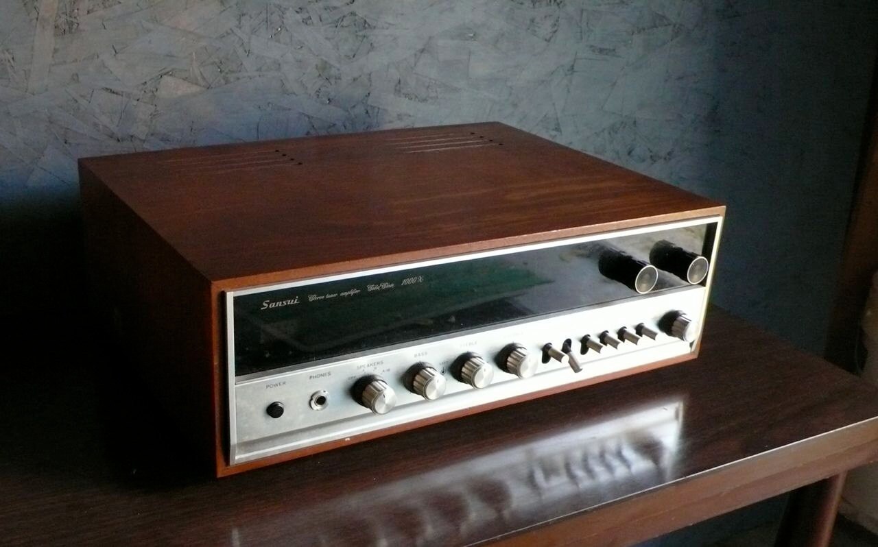 Vintage Sansui AM/FM stereo receiver model 1000X. 1971. by abrshop