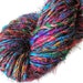 Recycled Sari Silk Yarn Multicolored Luxury Blues