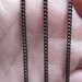 Sale 32ft Black necklace chain 1mmx2mm