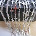 2m (6.5feet)5x13mm Silver plated cross shape chains