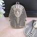 6pcs of Antique bronze Egypt king charm 35mmx50mm