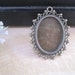 10pcs 19mmx26mm Antique Bronze Oval Plated Cabochon Pendant Base RC031