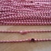 15pcs 2.4mm 27inch Pink ball necklace chain with matching connector
