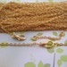 10pcs 2mm 17inch Plated Gold " 0" shape Link chain