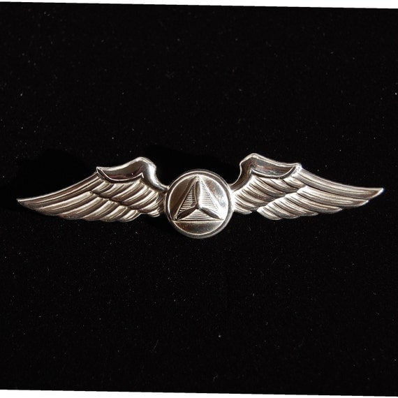 Sterling Silver Civil Air Patrol Pilot Wings Military Pin