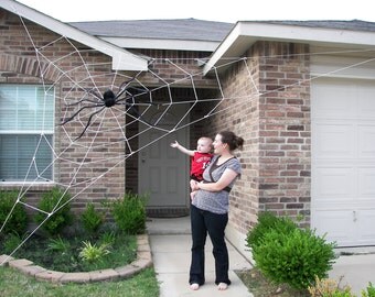 20 ft Almost GIANT Spider Web - Halloween House Prop