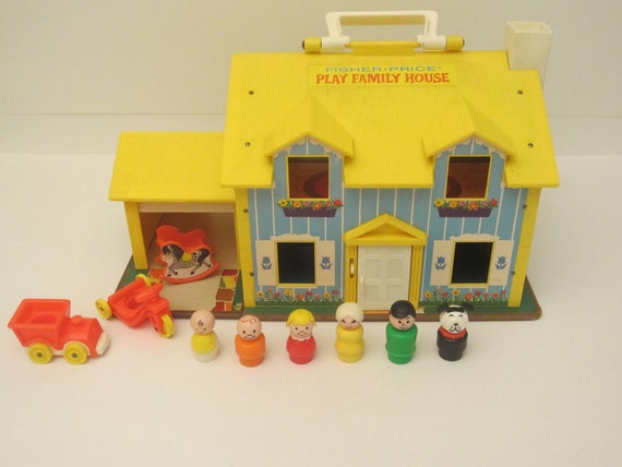 Fisher Price Play Family House Vintage 1969 FP 952