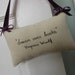 Virginia Woolf -Dream Over Books- Hanging Pillow