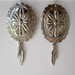 Sale - FREE SHIPPING - Silver Concho Bohemian Navajo Feather Earrings